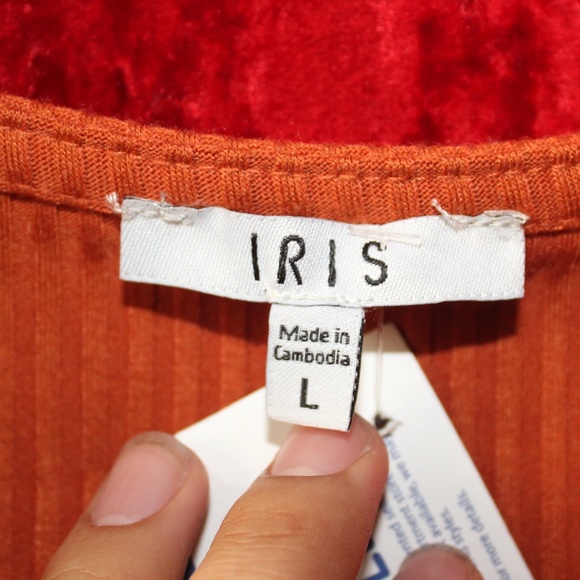 Orange Long Sleeved Body Suit - Picture 6 of 8